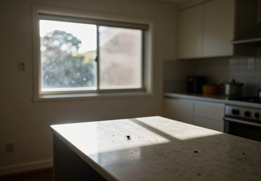 Cockroaches in a Mosman kitchen